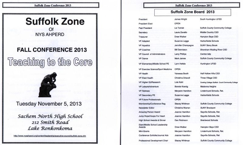 NYS AHPERD Suffolk Zone 2013 - lecture