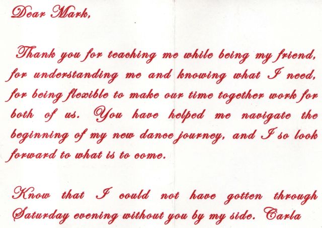 Carla - Student Thank You